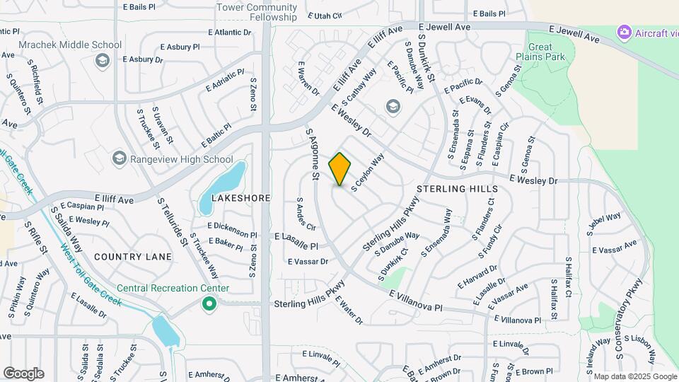 2503 S Biscay Ct Map and Location Details