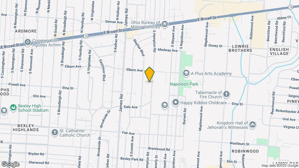 281 S Hampton Rd Map and Location Details