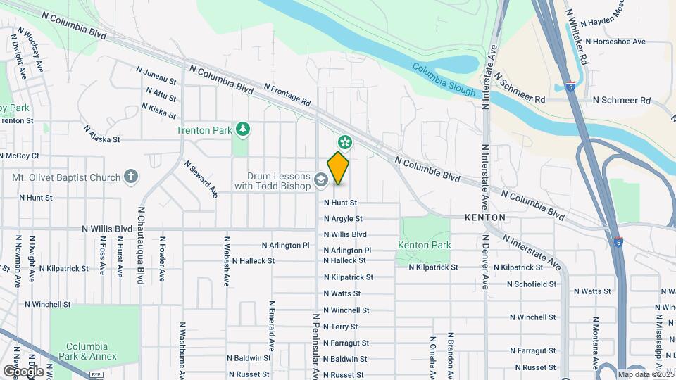 8738 N Calvert Ave Map and Location Details