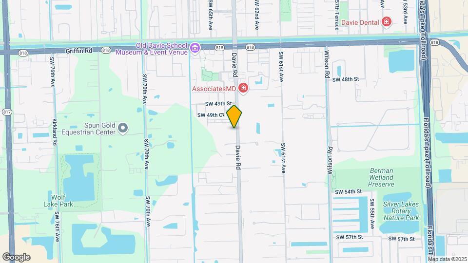 5025 SW 64th Ave Map and Location Details