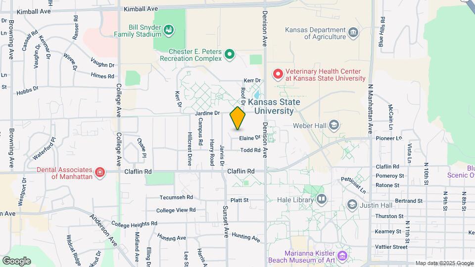 1840 Elaine Dr Map and Location Details