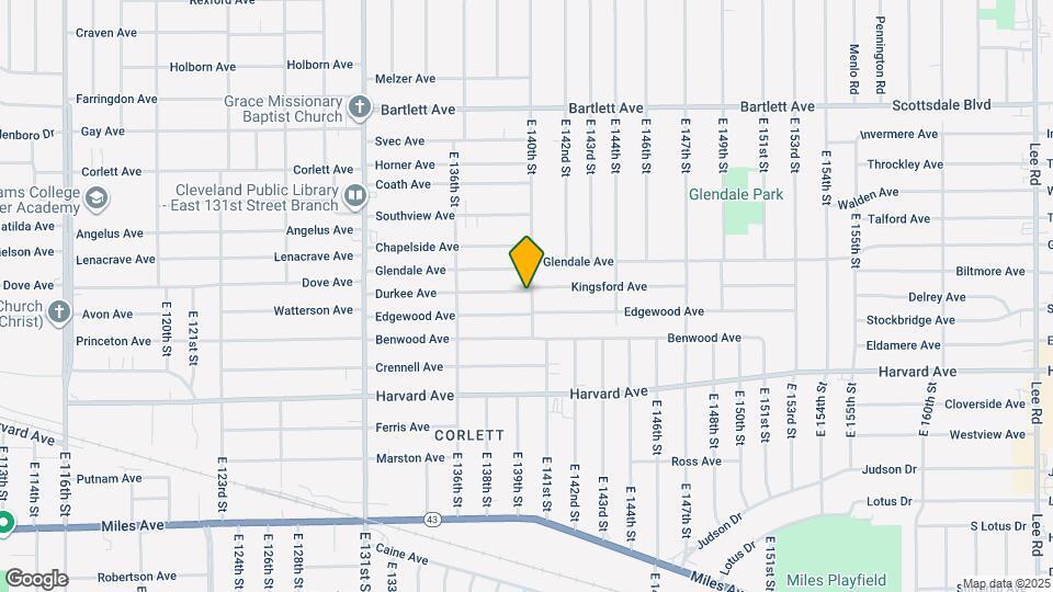 13916 Durkee Ave Mapa y Detalles de la Ubicación