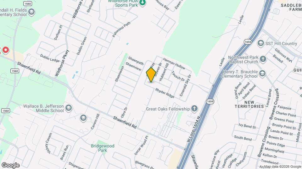 10531 Rhyder Ridge Map and Location Details