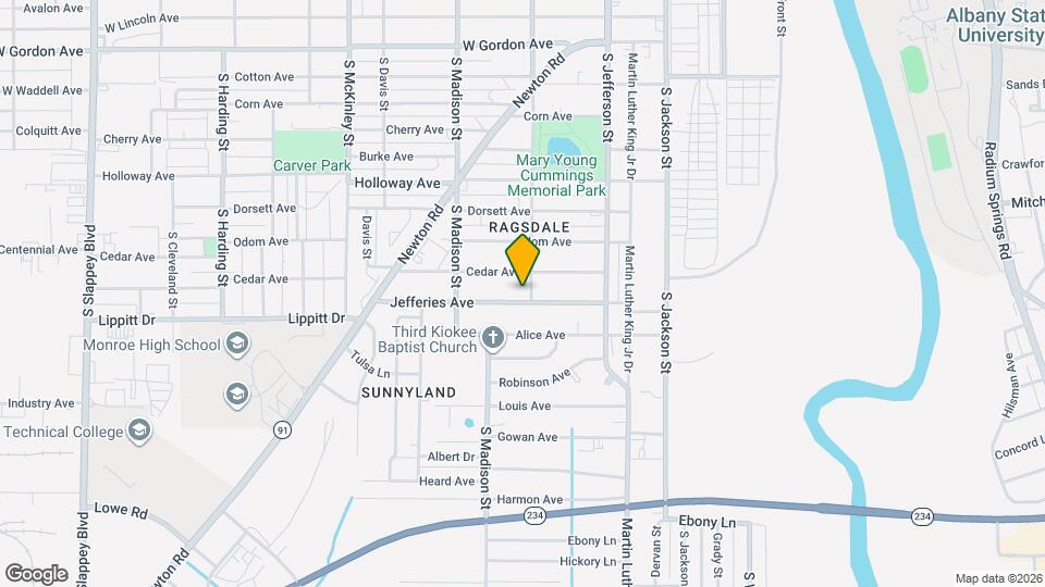503 Jefferies Ave Map and Location Details