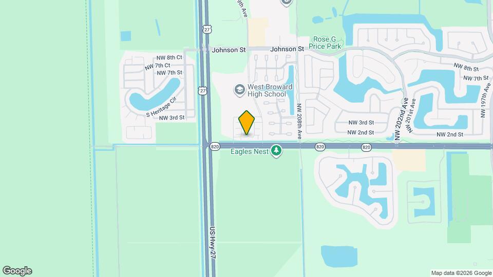 20938 NW 1st St Map and Location Details