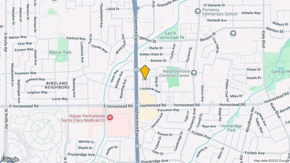 871 Burbank Dr Map and Location Details
