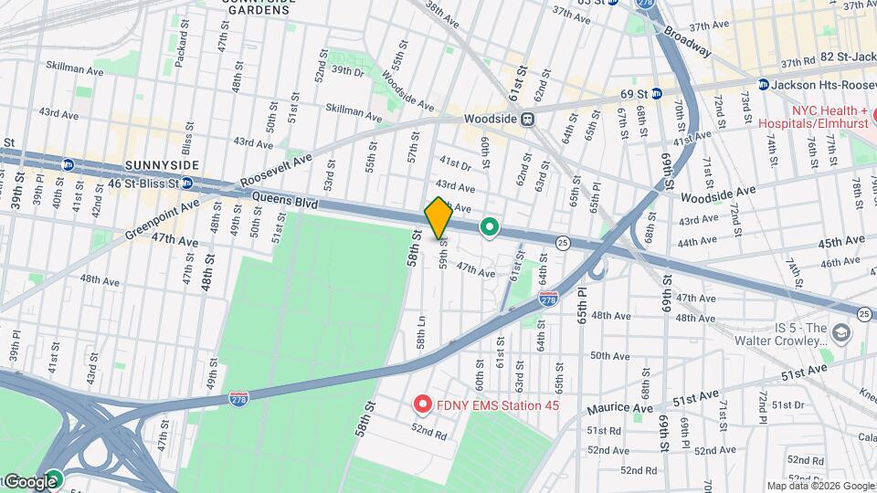 46-22 59th St Map and Location Details