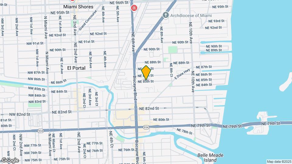 690 NE 85th St, Unit 3D Map and Location Details