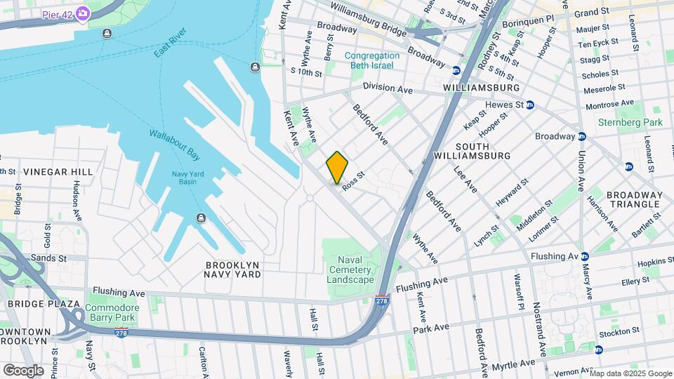 614 Kent Ave Mapa y Detalles de la Ubicación