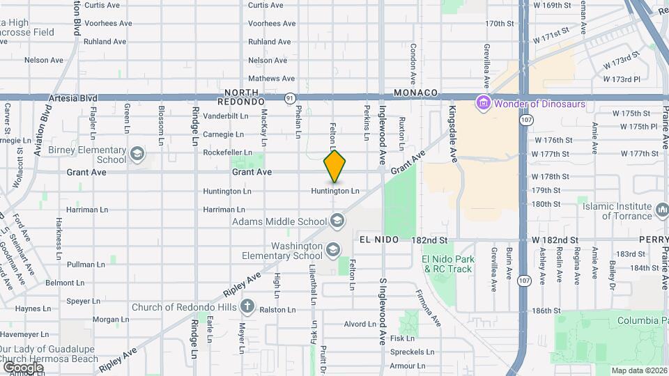 2601 Huntington Ln Mapa y Detalles de la Ubicación