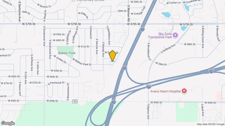 5500 W Bakker Park Dr Map and Location Details