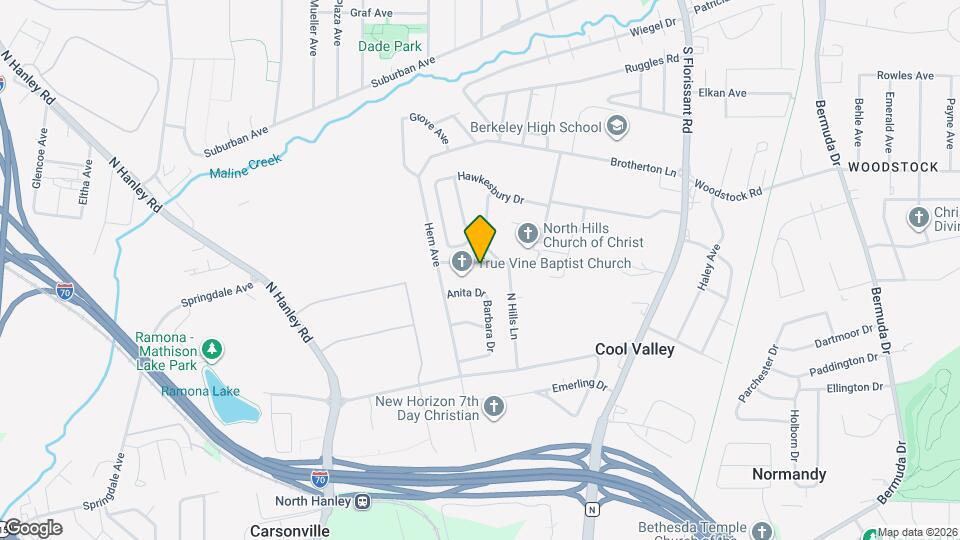 8408 Hill Ave Map and Location Details