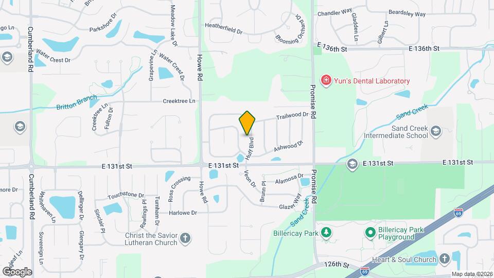 13236 Huff Blvd Map and Location Details