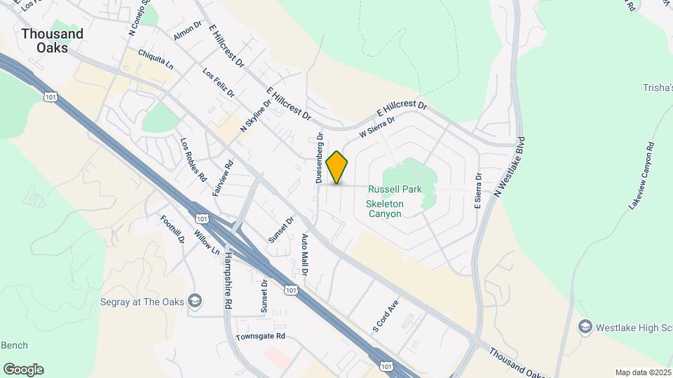 3294 W Sierra Dr Map and Location Details