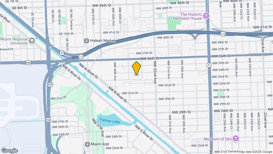 3339 NW 33rd St Mapa y Detalles de la Ubicación