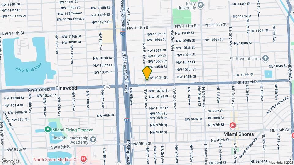 461 NW 103rd St-Unit -1 Mapa y Detalles de la Ubicación