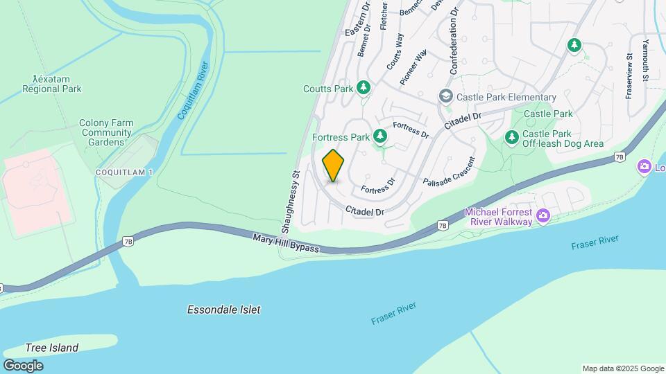 910 Fort Fraser Rise Map and Location Details
