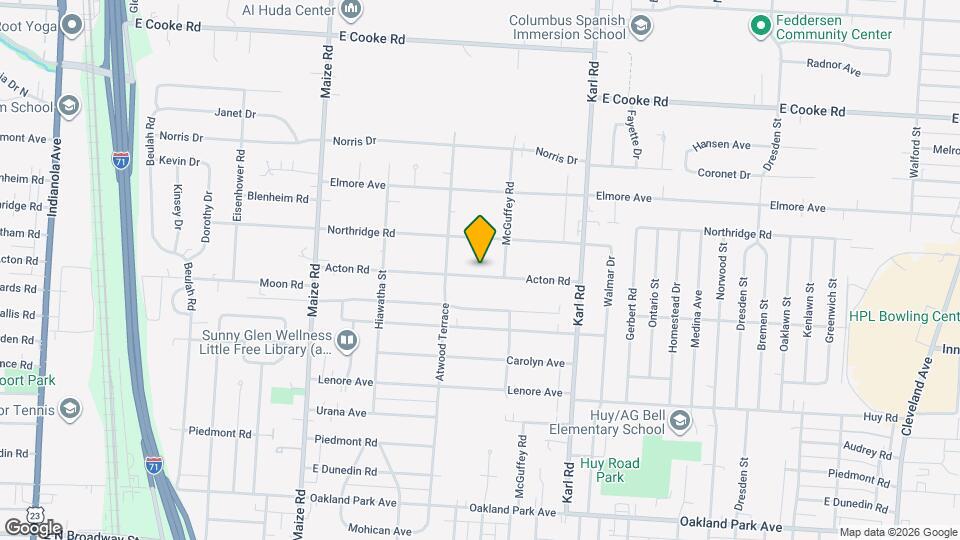 1242 Acton Rd Map and Location Details