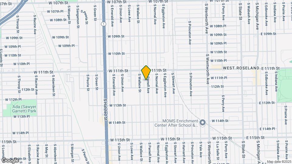 11140 S Parnell Ave Map and Location Details