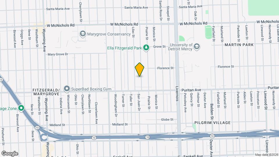 16189 San Juan Dr Map and Location Details