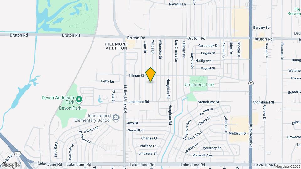 1815 Yucca Dr Map and Location Details