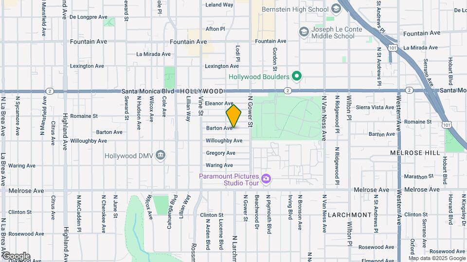5942 Barton Ave Map and Location Details
