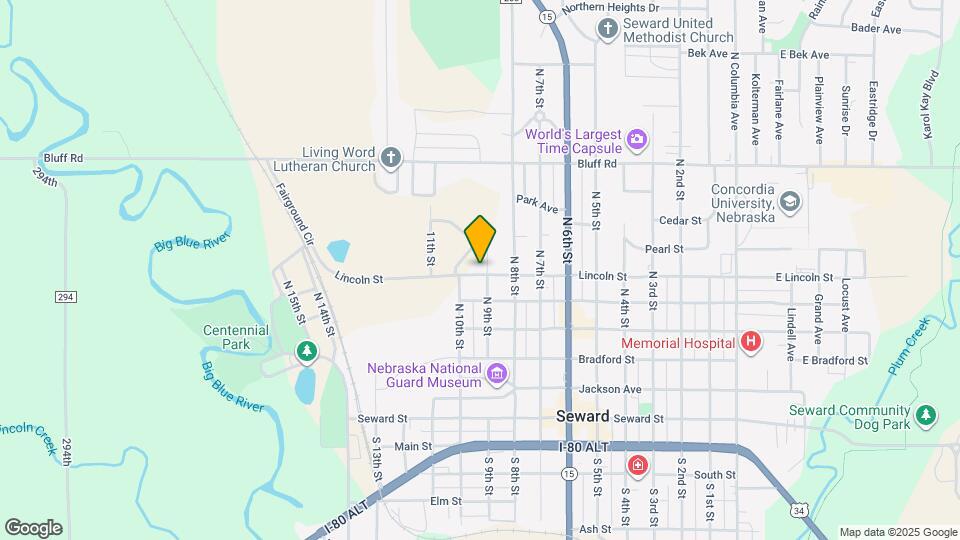 906 Lincoln St Map and Location Details