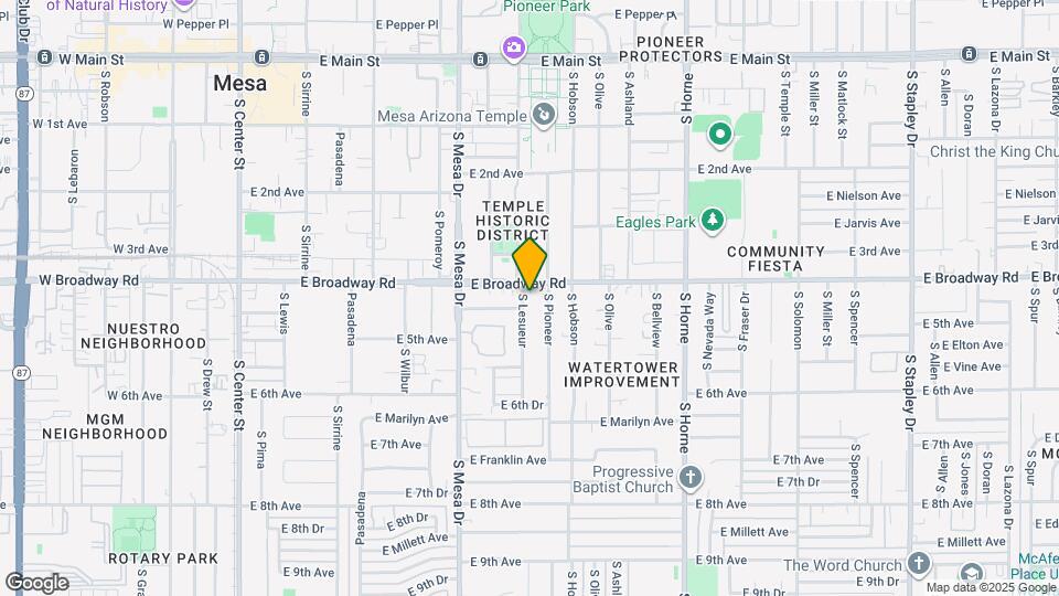 415 S Lesueur Map and Location Details