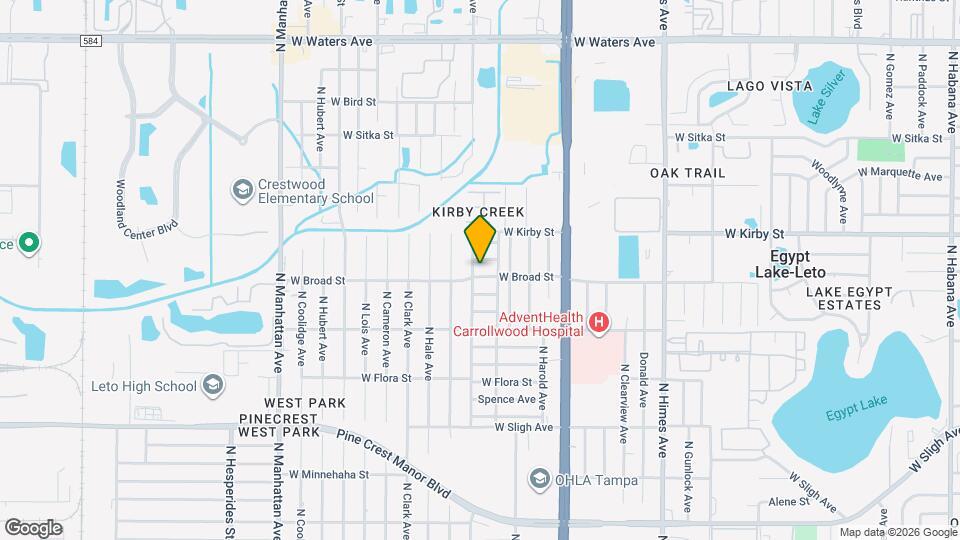 3923 W Broad St Map and Location Details