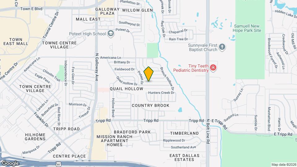 513 Quail Hollow Dr Map and Location Details