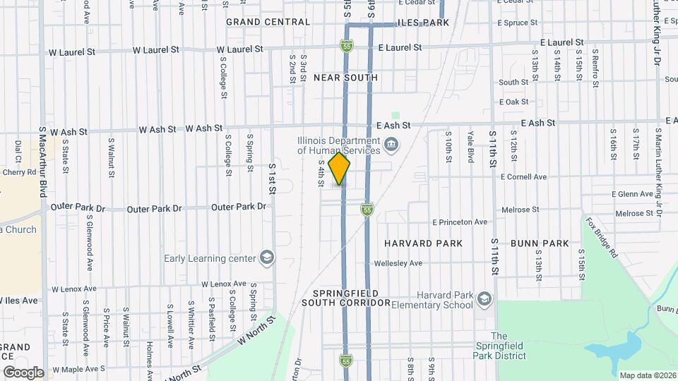 2129 S 5th St Map and Location Details