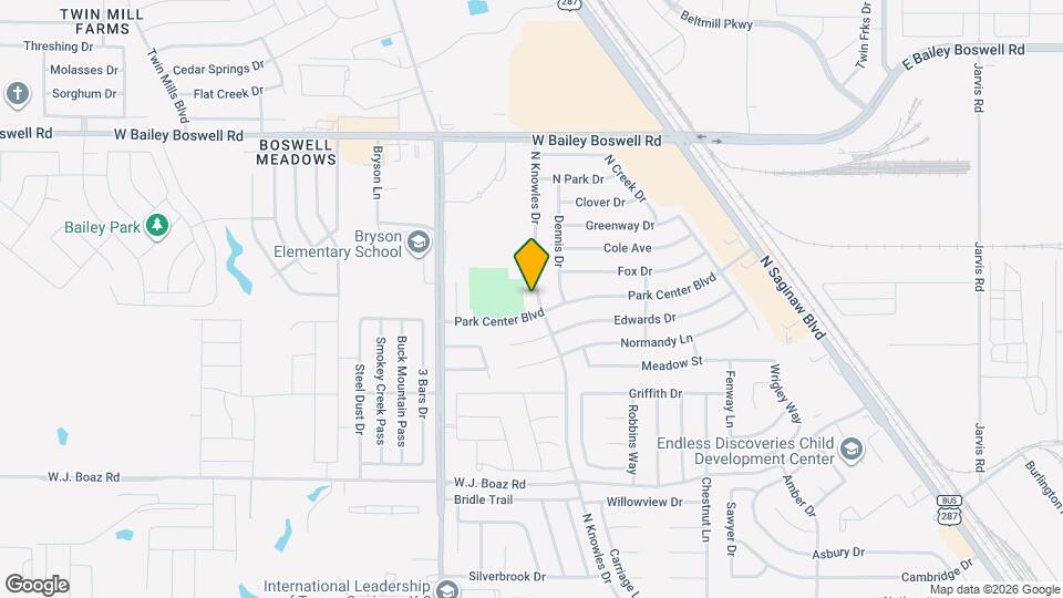1105 N Knowles Dr Map and Location Details