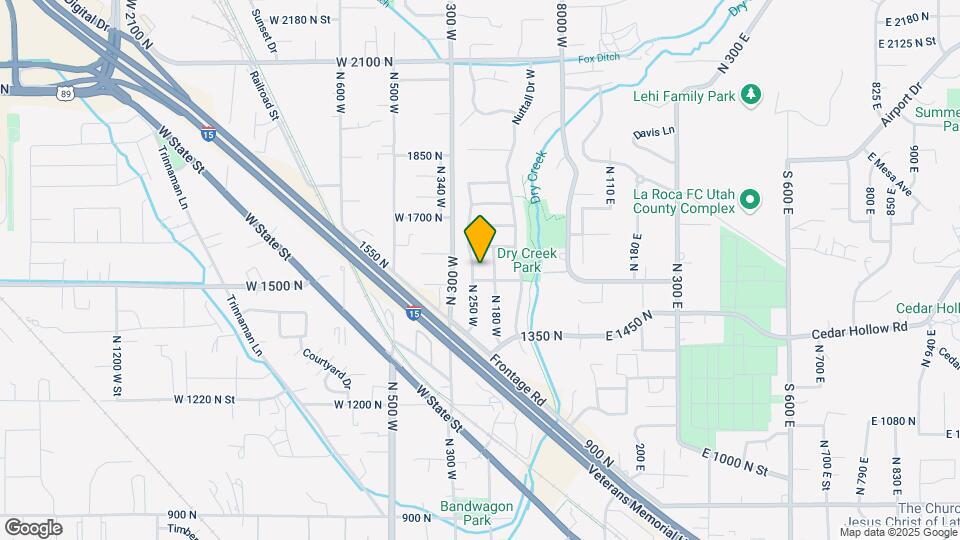 1526 N 250 W Map and Location Details