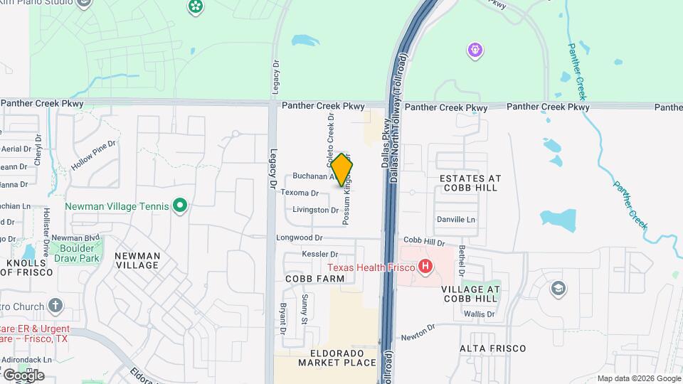 12883 Possum Kingdom Dr Map and Location Details