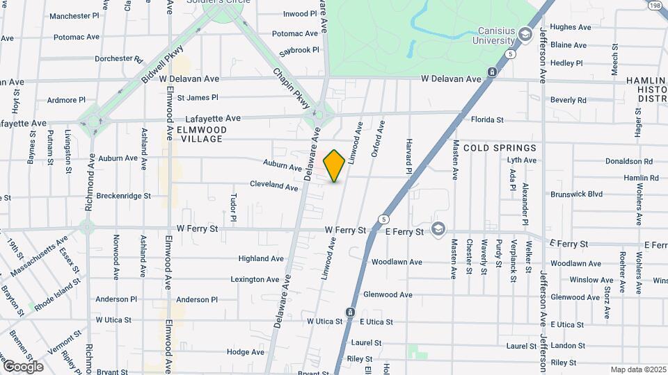 538 Linwood Ave Map and Location Details