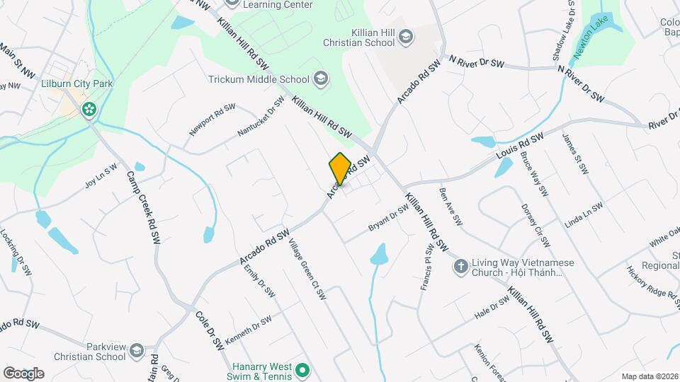 232 Cashes Dr Mapa y Detalles de la Ubicación