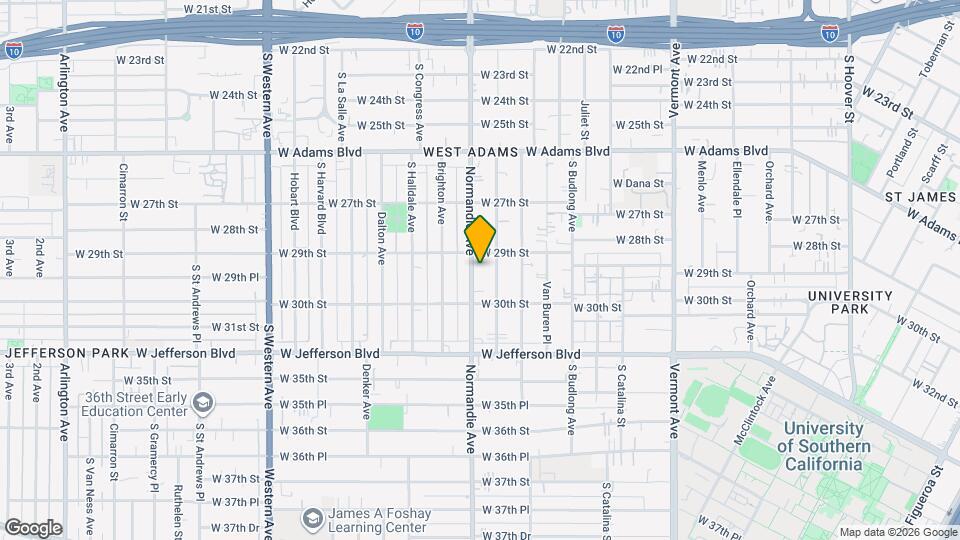 2918 S Normandie Ave Map and Location Details