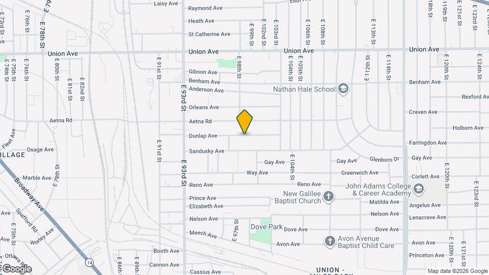 9814 Dunlap Ave Map and Location Details