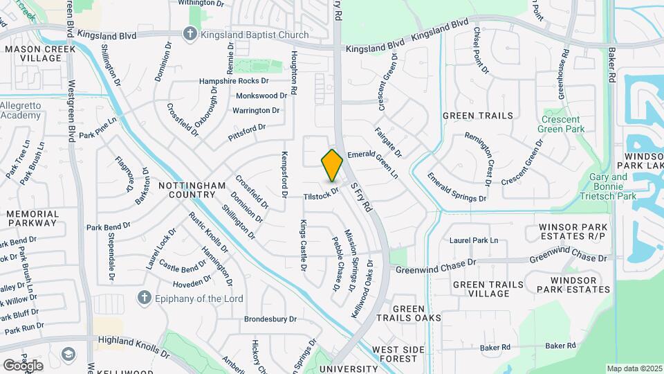 1310 Kelliwood Oaks Dr Map and Location Details