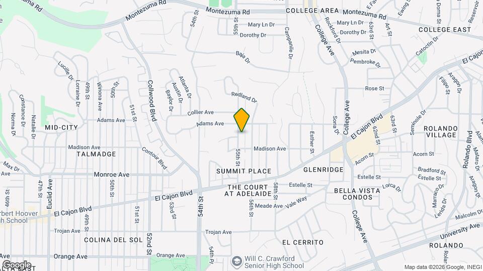 4641 55th St Map and Location Details