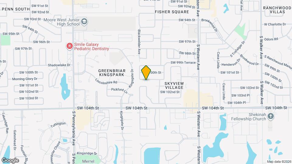 1216 SW 100th Terrace Map and Location Details