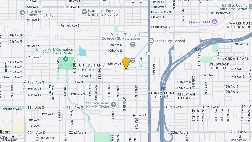 1300 37th St S Map and Location Details