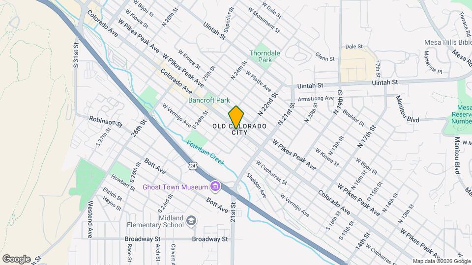 2211 W Colorado Ave, Unit #2 Map and Location Details