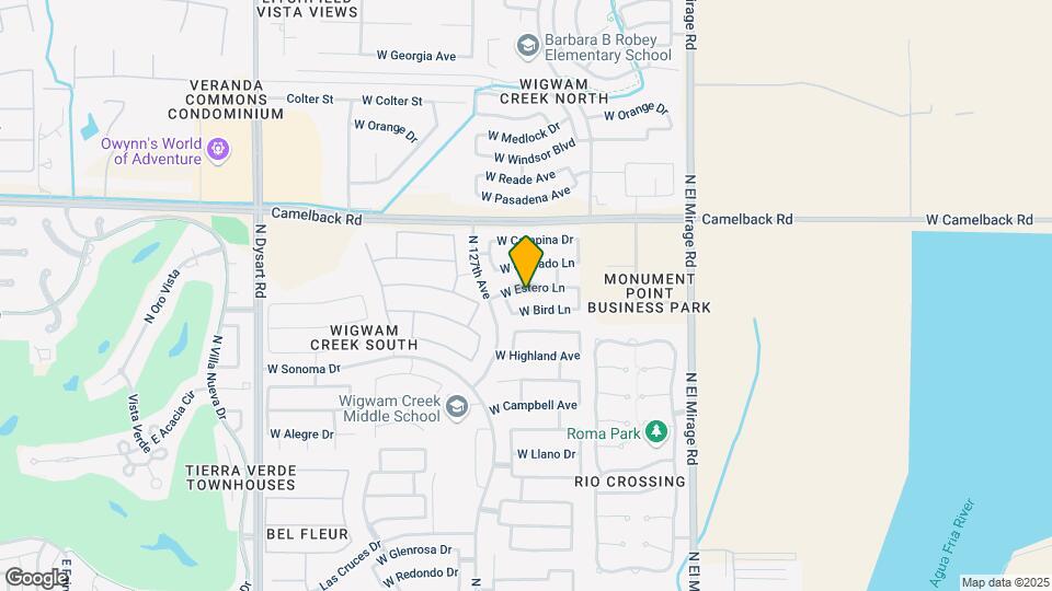 12603 W Estero Ln Map and Location Details
