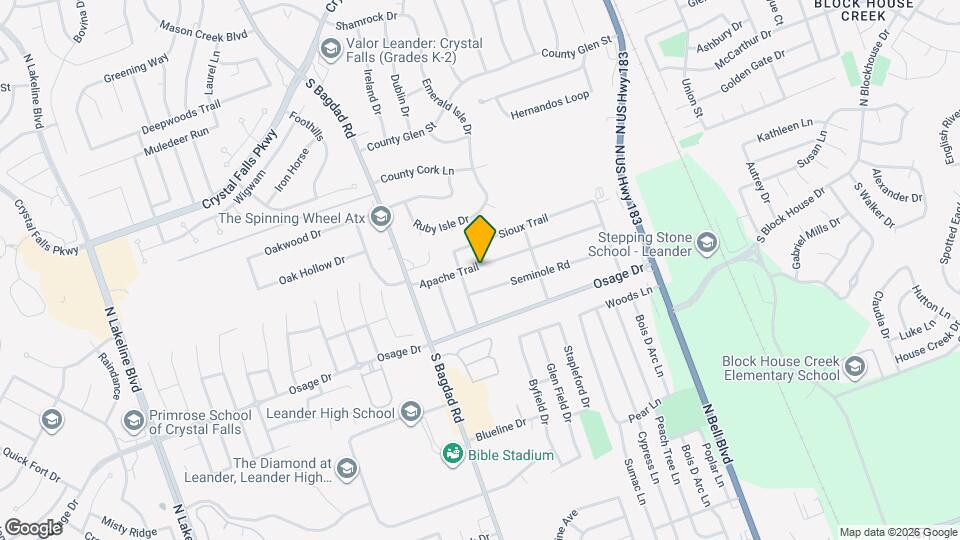 602 Apache Trail Map and Location Details