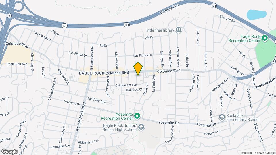 5080 Hermosa Ave, Unit 5080-2 Mapa y Detalles de la Ubicación