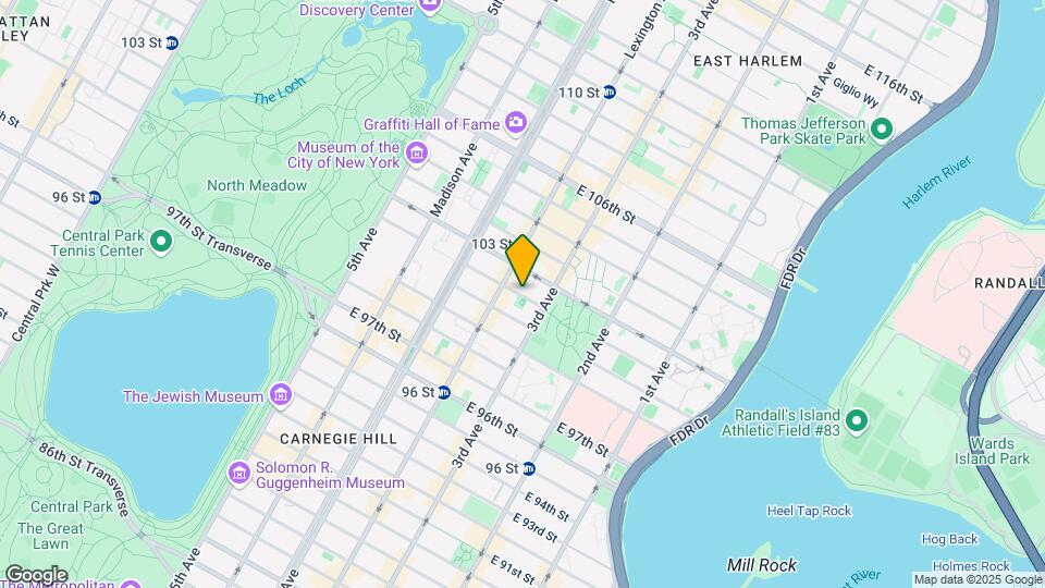 181 E 101st St Mapa y Detalles de la Ubicación