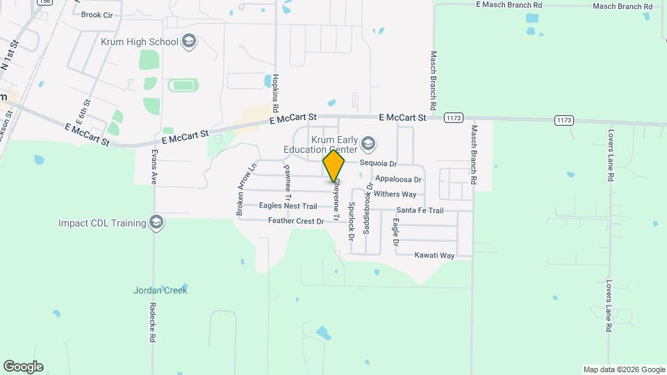 1415 Aztec Tr Map and Location Details