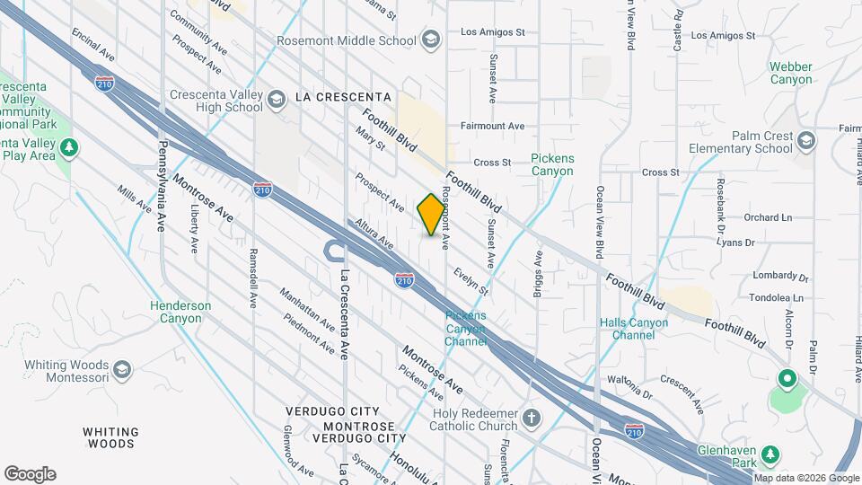 2618 Prospect Ave Mapa y Detalles de la Ubicación