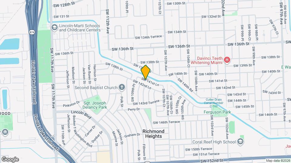 10854 SW 141st Ln Map and Location Details